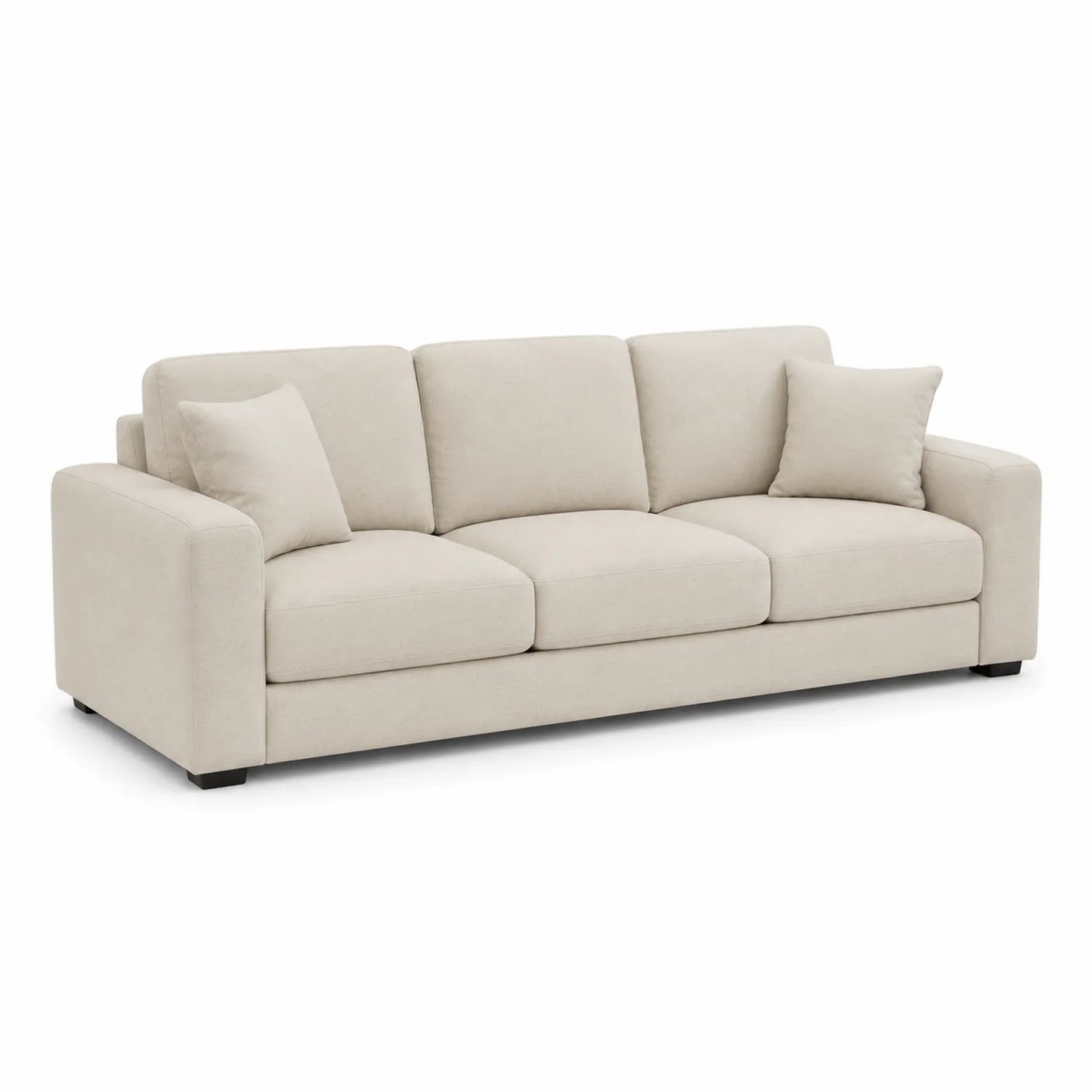 3-Sitzer Sofa Mikrofaser Beige 220cm