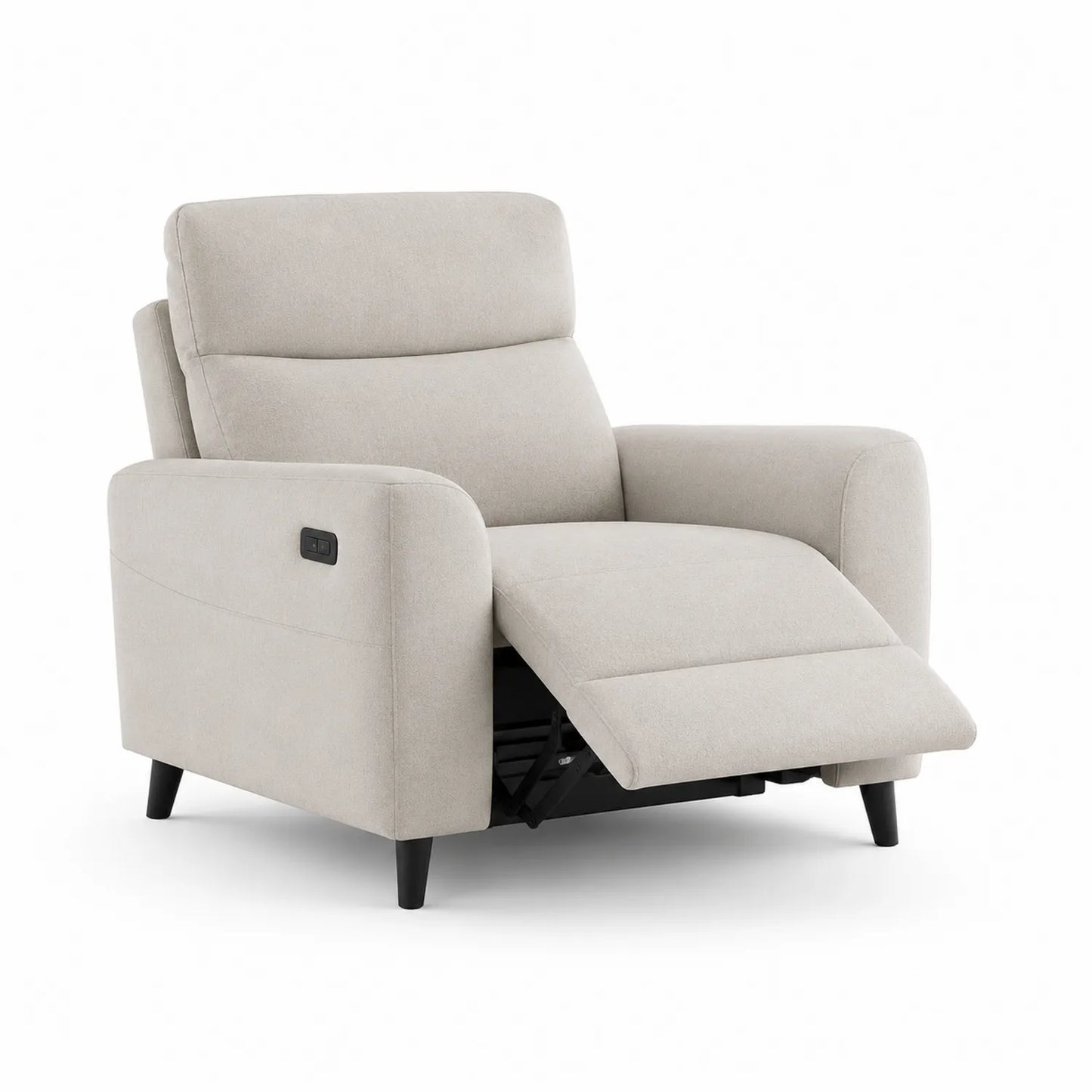 Elektrischer Relaxsessel Stoff Beige