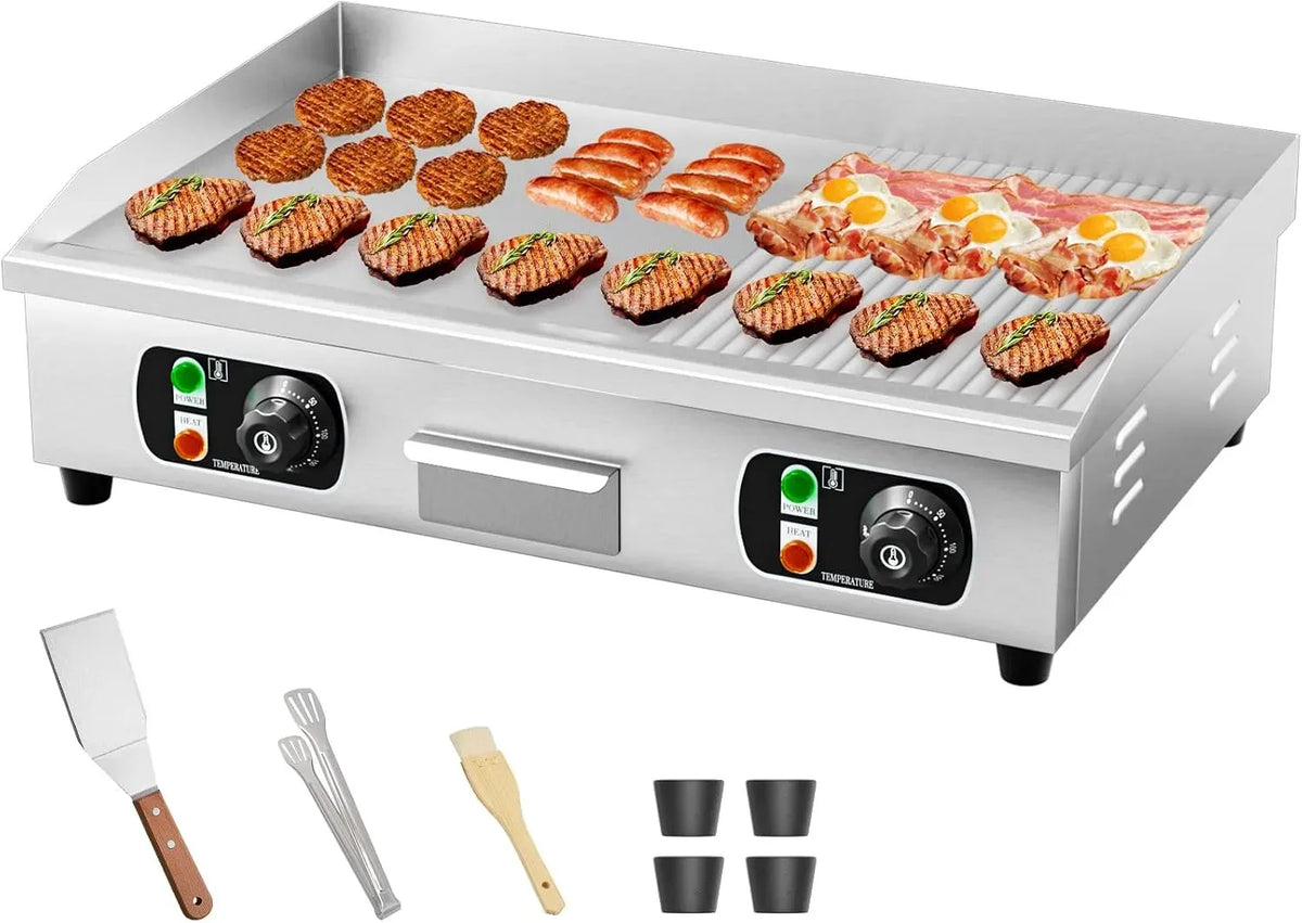 Grill, 29 Zoll, 3000 W, 110 V, Warmhaltefunktion, Thermostat, gewerblich, Edelstahl, Wärmefunktion, für Küche