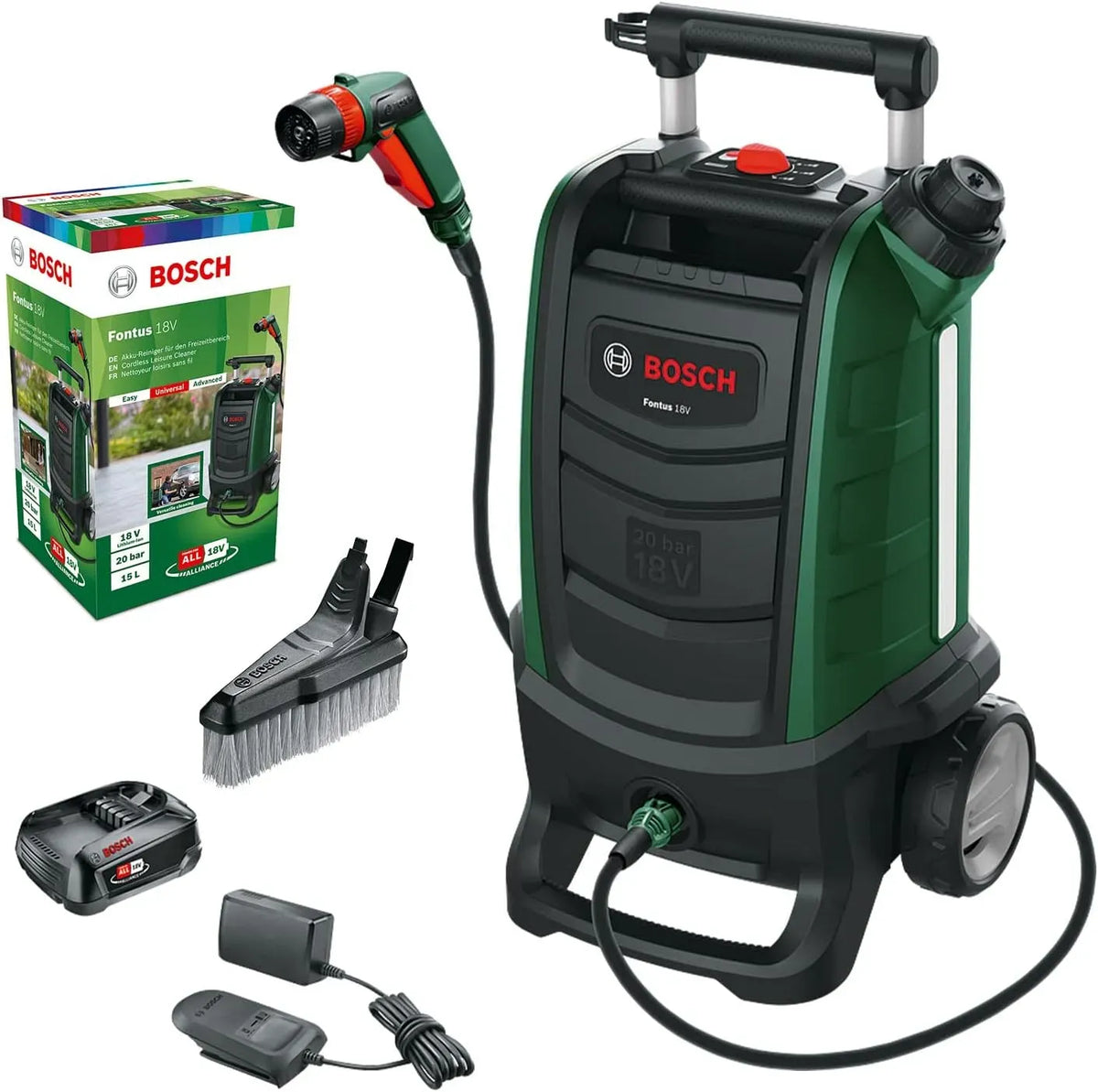 Bosch Reiniger, Akku, 18 V, Outdoor, kabellos