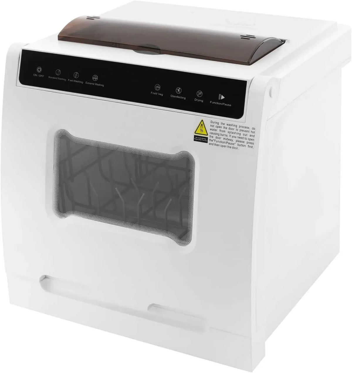 Geschirrspüler, 800 W, Spülmaschine für Geschirr, Gedecke, 800W 360°Sprüharm Tischgeschirrspüler fur 4–6 Gedecke