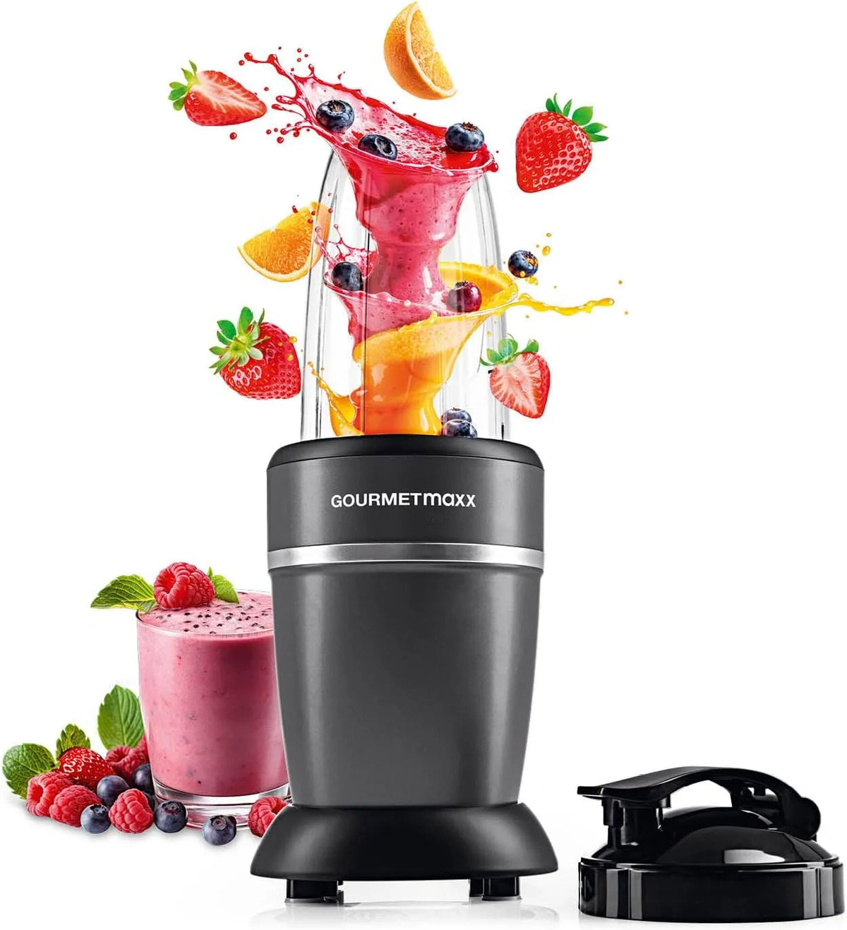 Standmixer 4-tlg., Küchenmixer, Smoothie Maker, GOURMETmaxx Mixer & Smoothie Maker