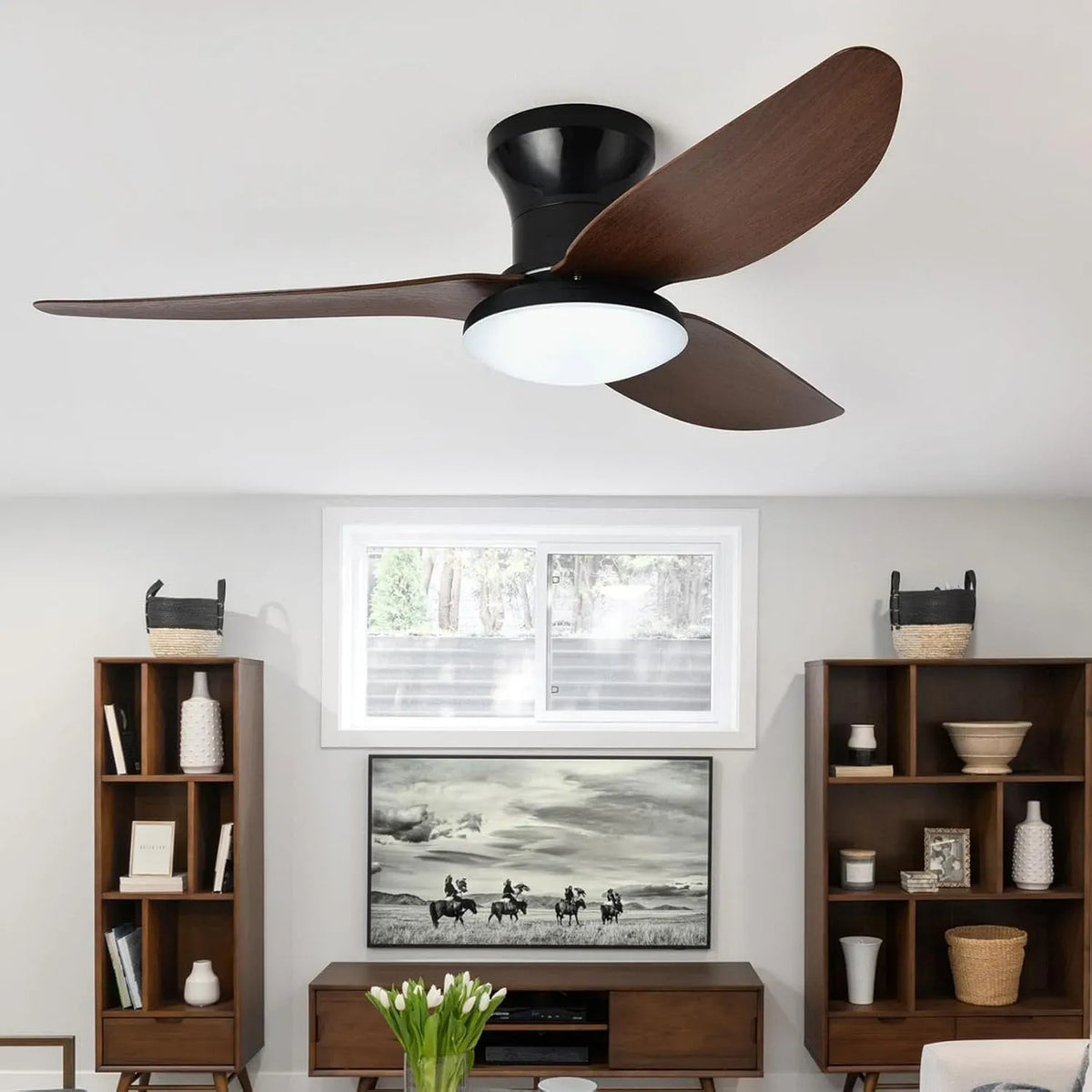 Ventilator, Wohnzimmergestaltung, leise, Schwarz