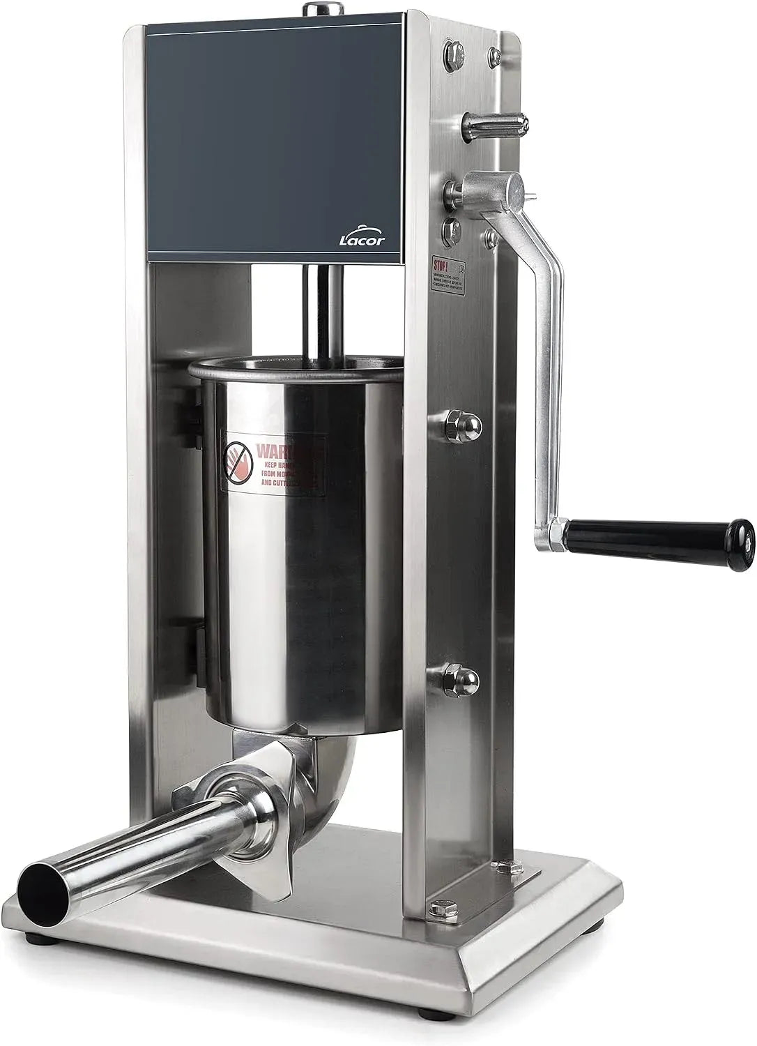 Wurstmaschine, Fleischwolf, Behälter, 10 L, gewerblich, Edelstahl