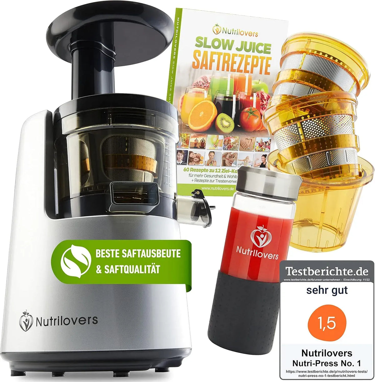 Entsafter NO.1, USB, leise, Sehr leise, BPA-Frei