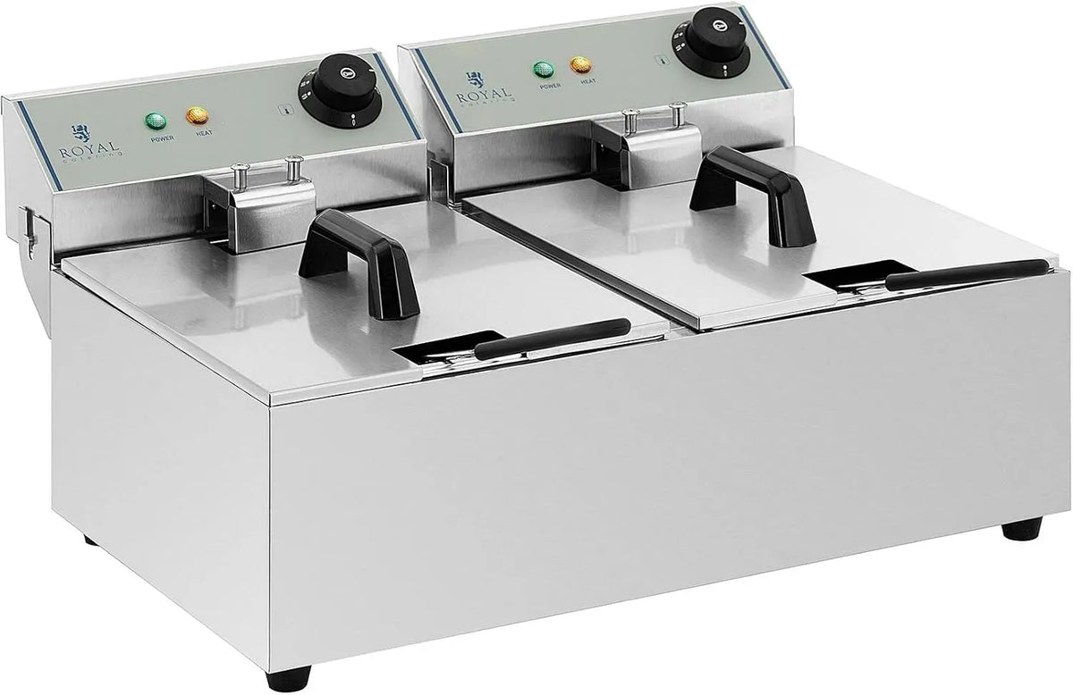 W 50 Fritteuse, 10 L, 5600 W, 50 bis 190 °C, Touch-Bedienung, gewerblich, Gastronomie