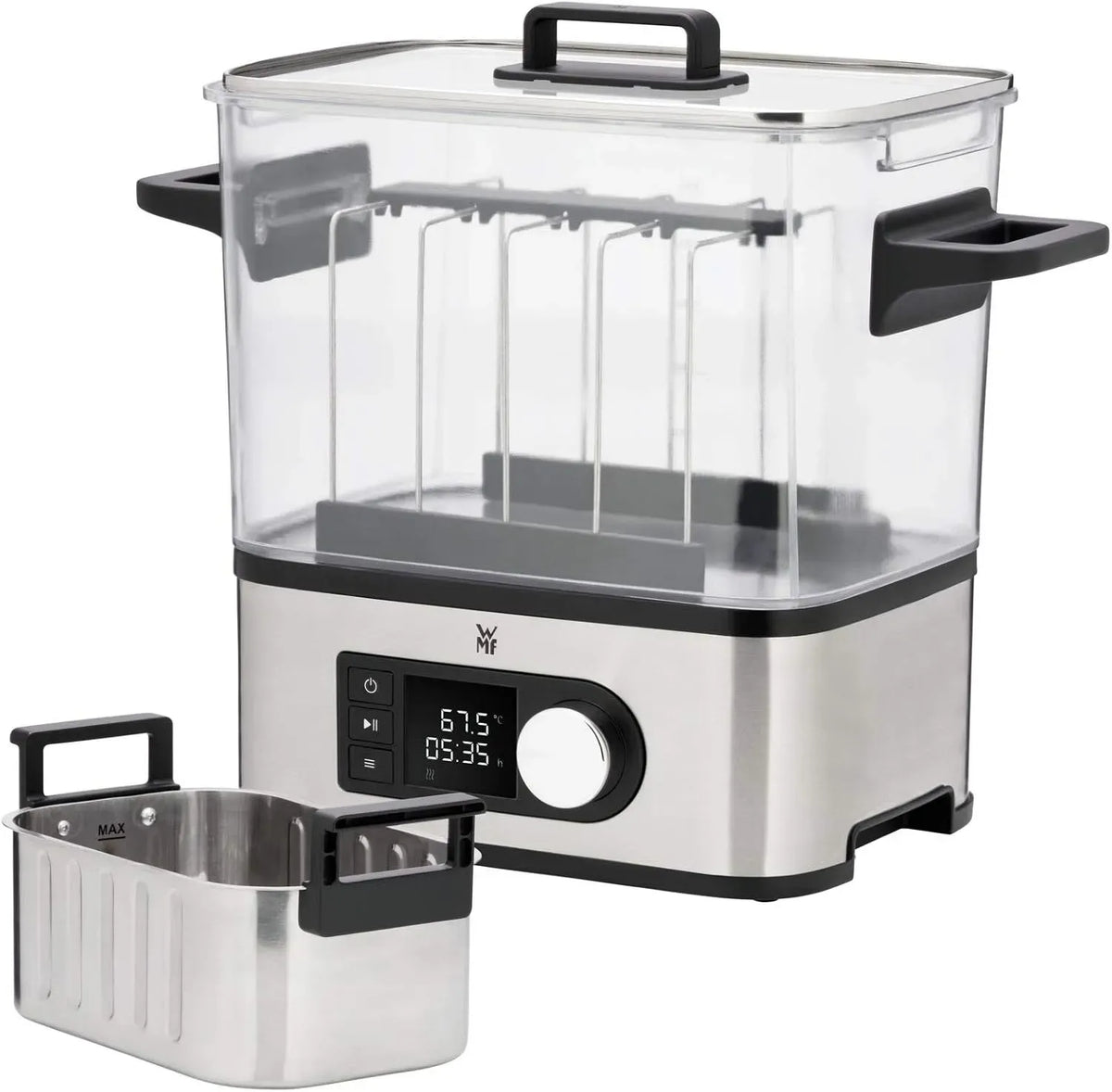 WMF 2in1 Garer, Sous-vide-Kochgerät, 6,0 L, 1500 W, Timer