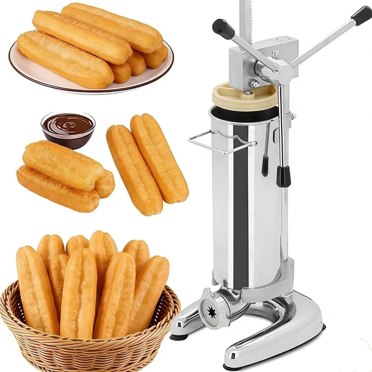 Wurstfüllmaschine, Obst-Donut-Maker, Edelstahl