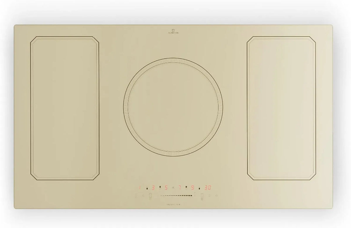 Klarstein Induktionskochfeld, 90 cm, 5 Kochzonen, 7200 W, 240 V, Induktionsplatte, Touch-Bedienung, Einbau, Timer, Digitalanzeige