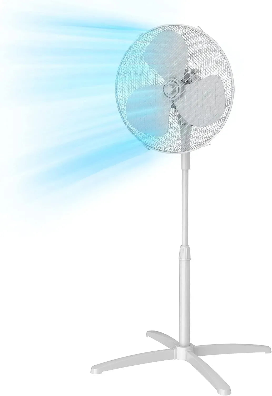 Ventilator, 40 cm, ALL FS40-20M D.40, SHOP, Ventilator zur Luftzirkulation, Midea FS40-20M Stand Fan 3000 verstellbarer Ventilator D