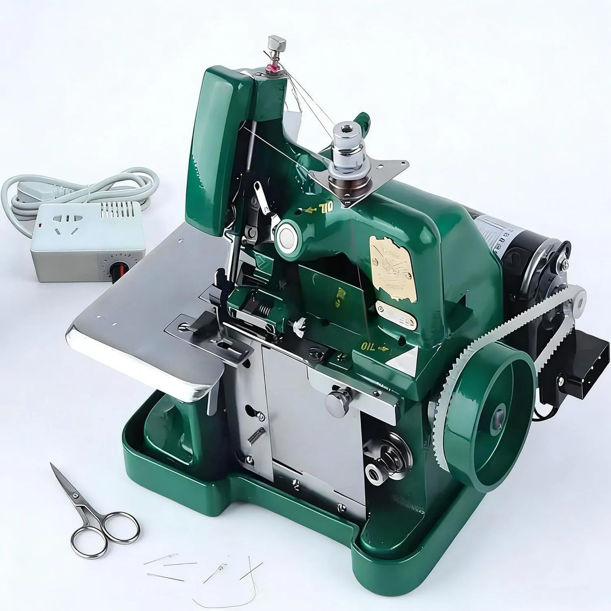 Hochgeschwindigkeits-Overlockmaschine, Overlock-Nähmaschine, elektrische Nähmaschine, gewerblich, für dicke Stoffe