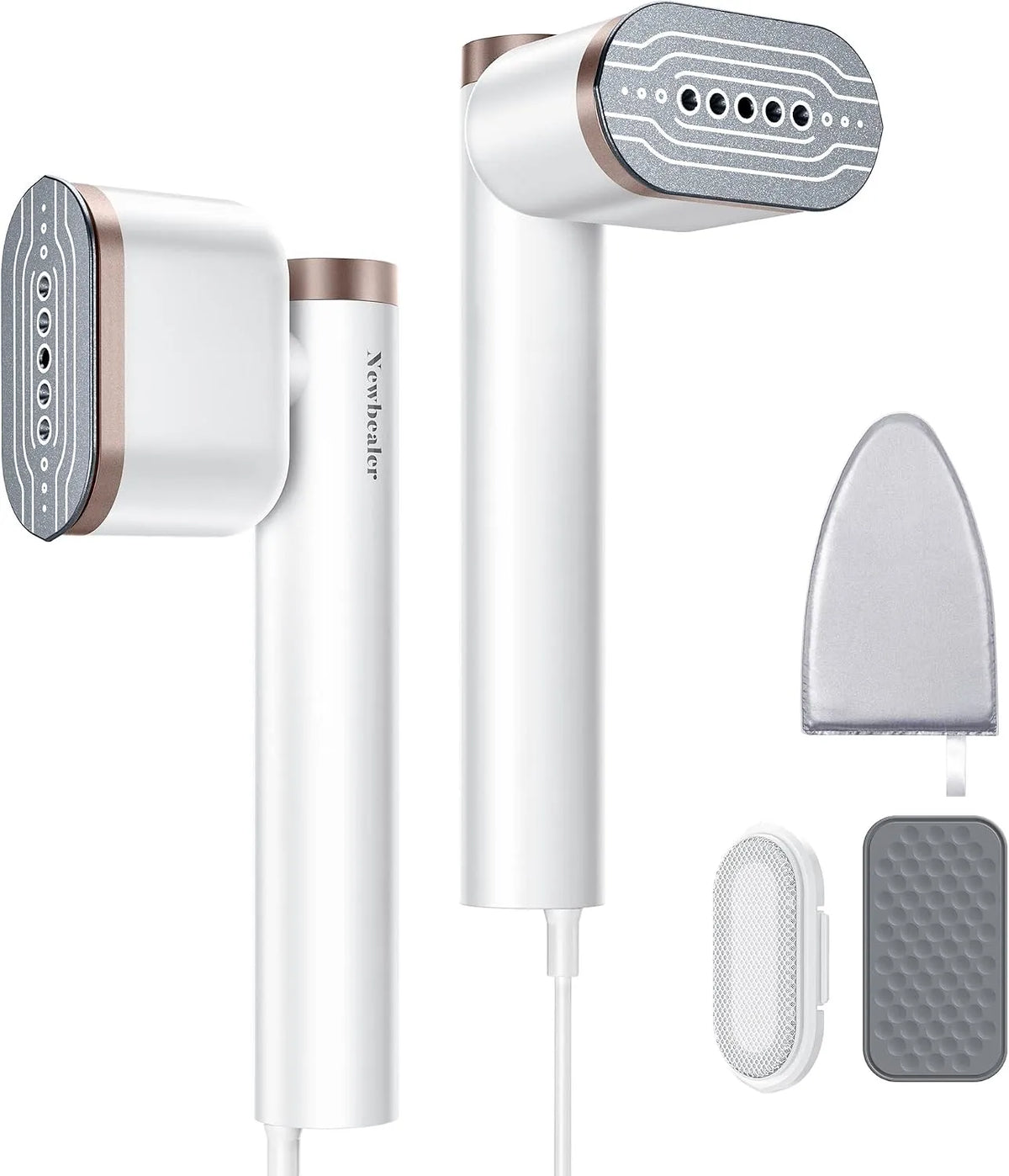 20s Dampfglätter, Dampfbürste, 1200 W, 120 ml, tragbar, Wärmefunktion, für Kleidung & Hemden Bügeln, Newbealer