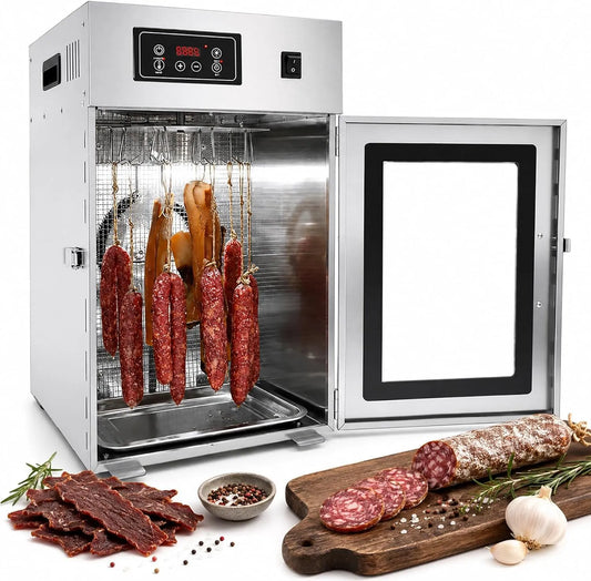 24h Zeitschaltuhr, Reifeschrank, Timer, Edelstahl, für Biltong
