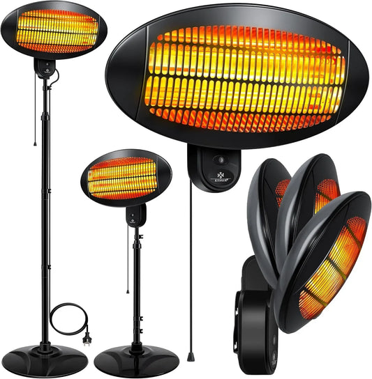 Elektroheizung, 2000 W, KESSER® Infrarot Wickeltischstrahler Wärmelampe für Baby