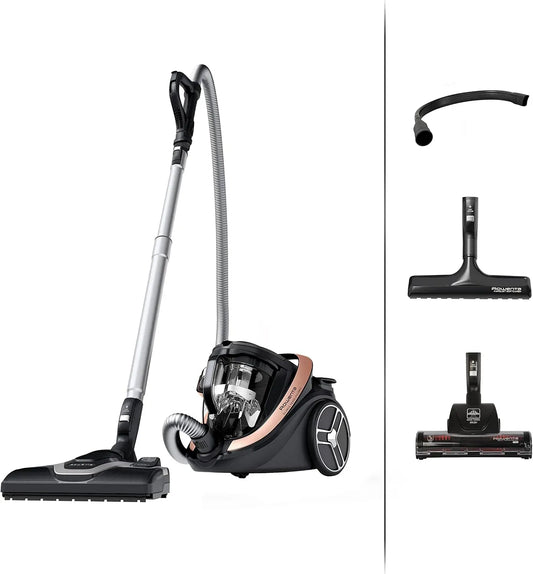 Rowenta RO7954 Staubsauger, leise, Schwarz, HEPA-Filterung, XXL-Fassungsvermögen