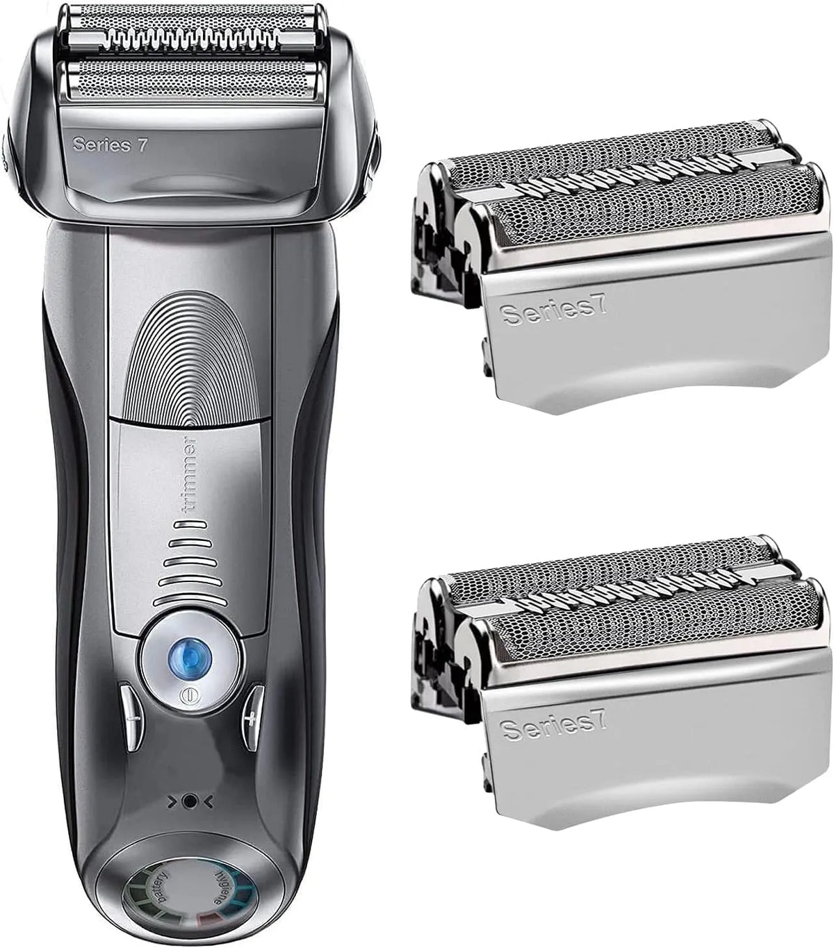 Braun Serie 7 70S Folienrasierer, Edelstahl, 2 Stück