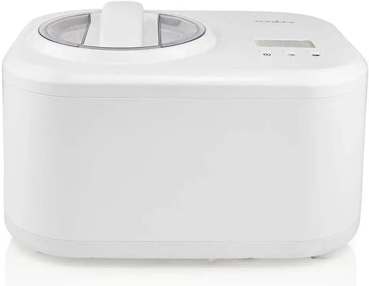 Eismaschine, Speiseeismaschine, 1.0 L, Weiß, Kunststoff