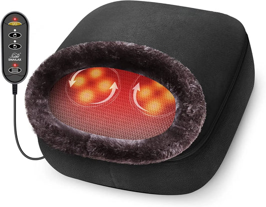 2-in-1 Rückenmassagegerät, Fußmassagegerät, Fußwärmer, Wärmefunktion, für Entspannung