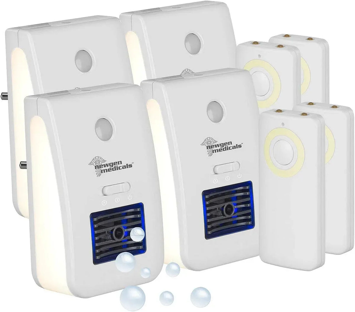 Luftreiniger, Timer, Medikamenten- und Insulintransport, LED-Lampe Steckdose