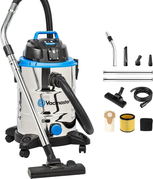 Staubsauger, 30 L, 1500 W, Vacmaster VQ1530SFDC, Edelstahl
