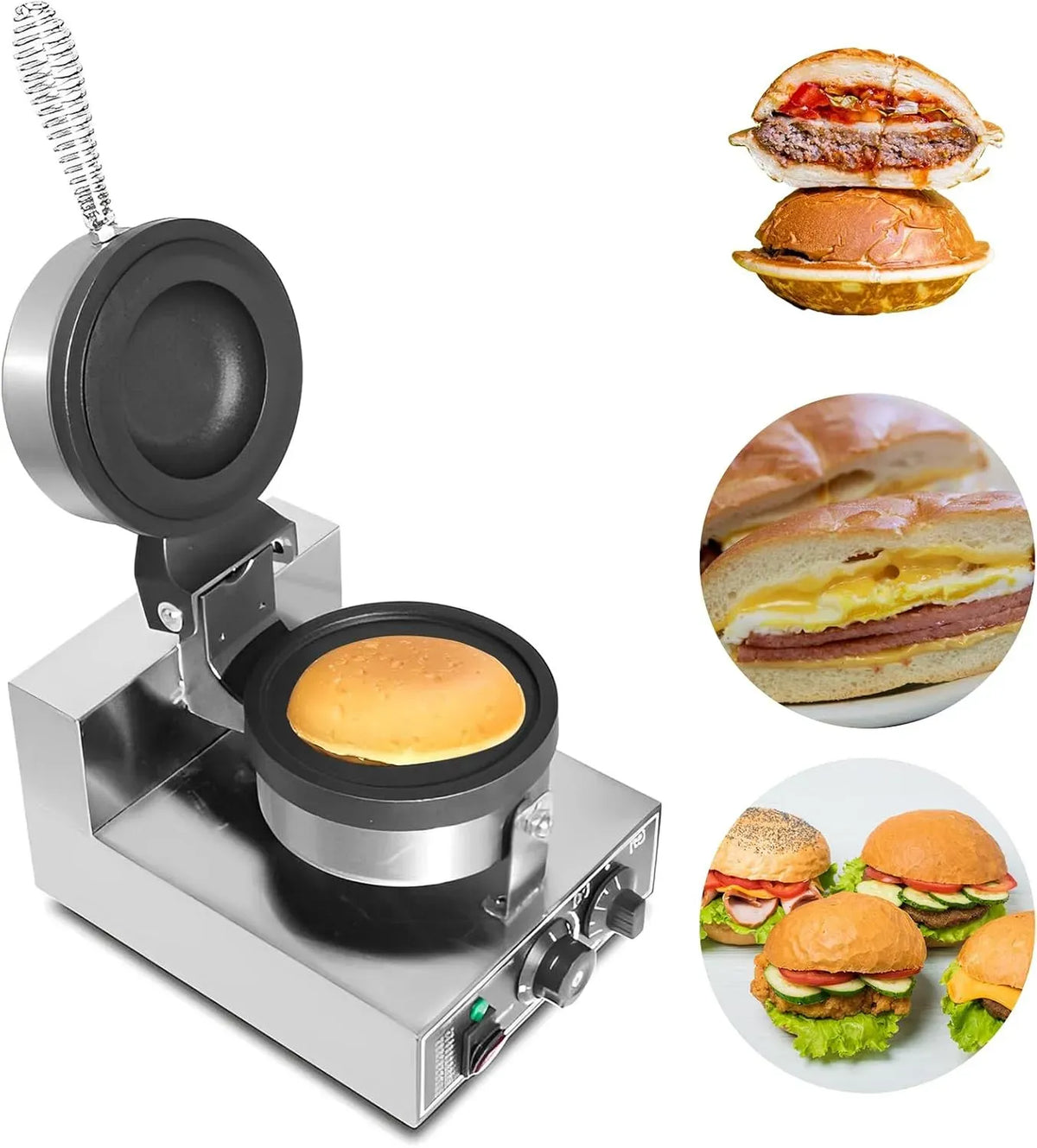 Presse, 50 bis 300 °C, Elektrische, Elektrische UFO Burger Presse