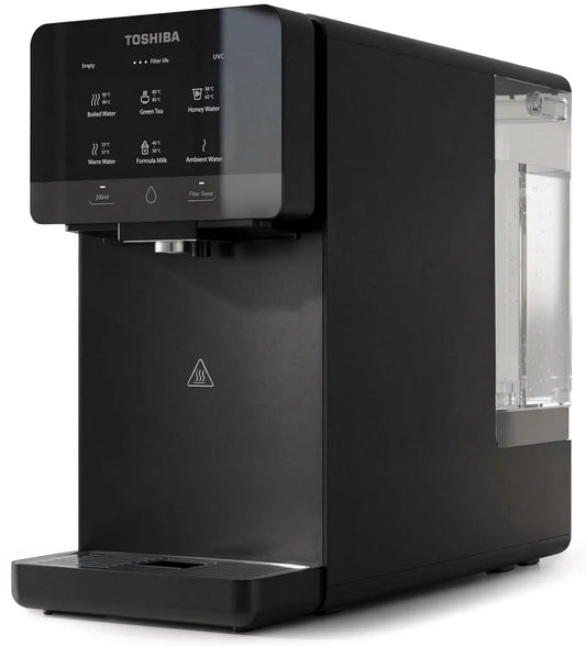 Toshiba Heißwasserspender, Osmoseanlage, Wasserfilter, Auftisch, Heißwasserbereiter, Trinkwasserfiltersystem