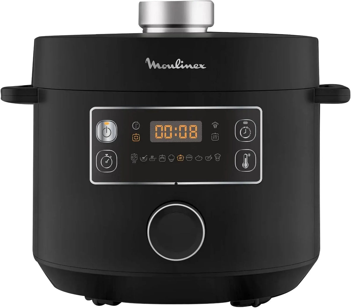 Moulinex CE7548 Kochgeschirr, 1090 W, Dampf, Schwarz, 10 Automatikprogramme, Dampfgarkorb