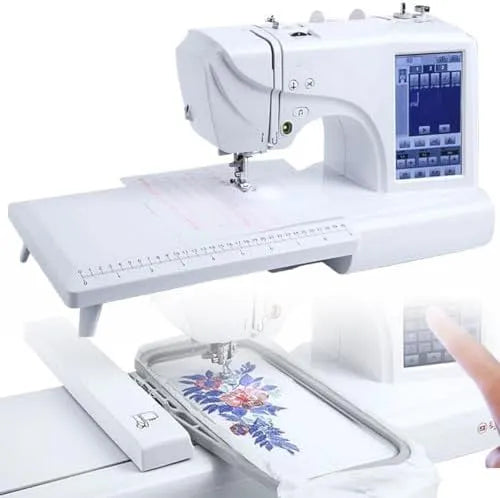 Stickmaschine, Stickautomat, Touch-Bedienung, LCD-Display, für einfache Bastel- und DIY-Projekte