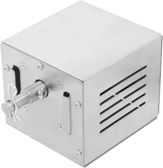 Grillmotor, Spießmotor, 25 W, 220 V, Edelstahl, Silber, für Drehspieß & Rotisserie