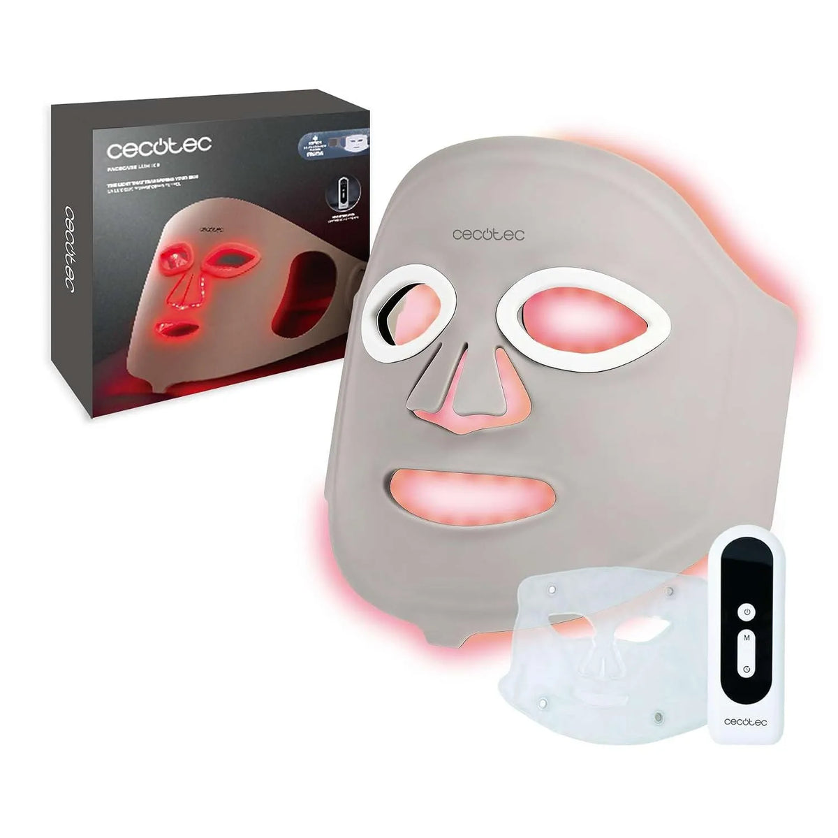 Cecotec 210Min Akku, kabellos, LEDs, Gesichtsmaske FaceCare LÜM Ice