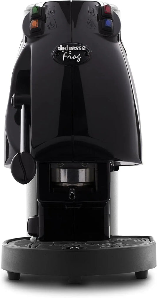 Kaffeemaschine, 650 W, Schwarz, 1 Tasse, Kaffeebereiter, Didiesse Frog Revolution Kaffeemaschine für Waffeln mit einem Durchmesser von 38/44 mm