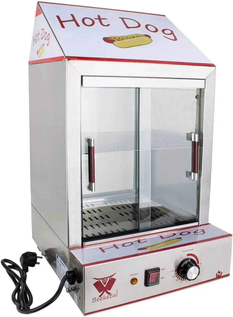 Steamer Maker, Stand Gerät, Würstchenwärmer, Brötchenwärmer, Warmhaltefunktion, Edelstahl, Wärmefunktion, Beeketal