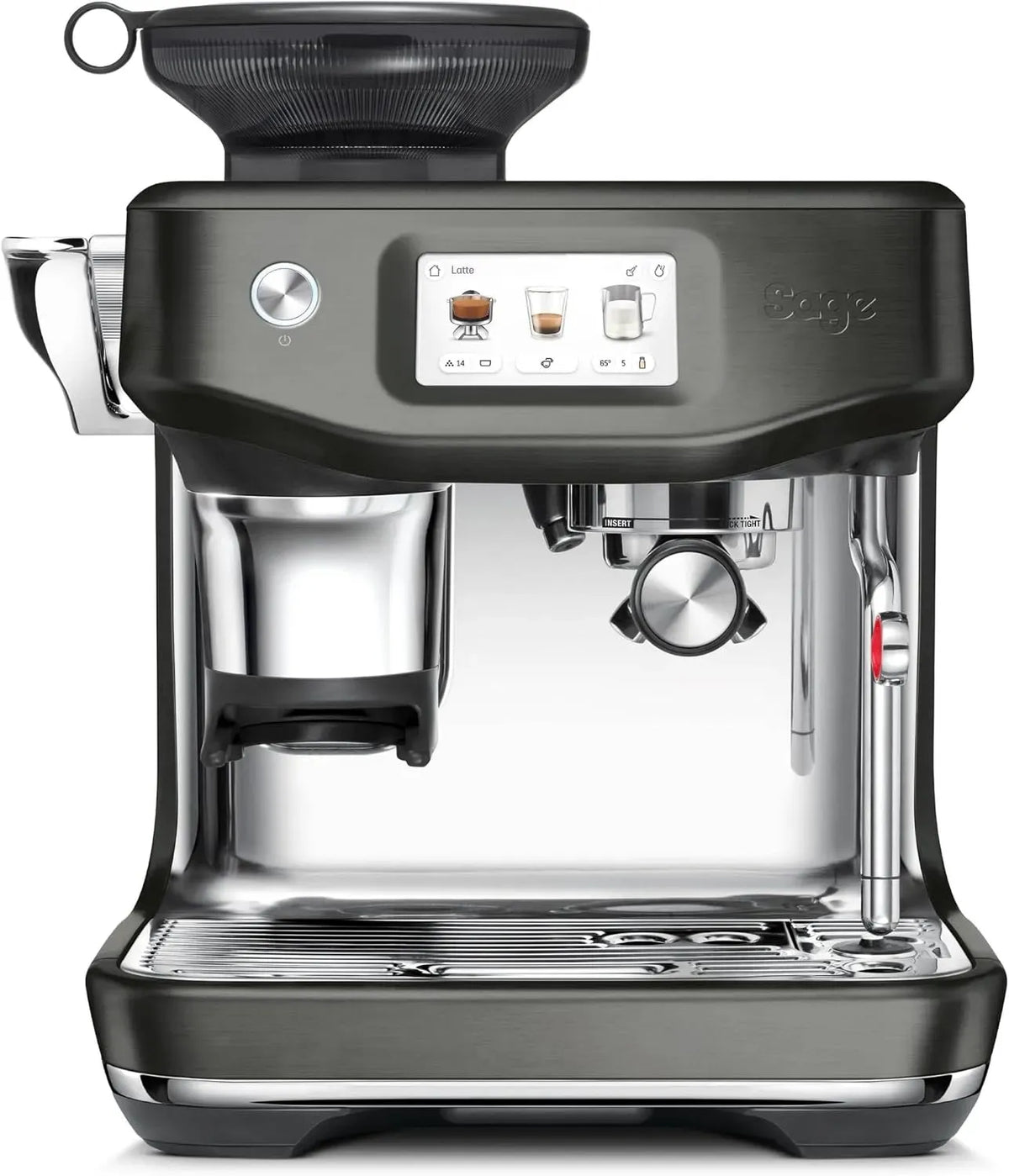 Sage Schwarzer Edelstahl, The Barista Touch Impress