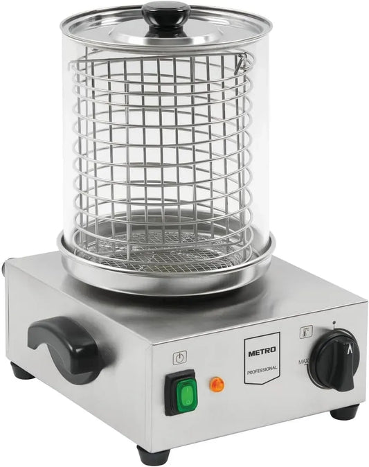 GHM1002 Hot-Dog-Gerät, 40 x 34 x 29 cm, 800 W, Edelstahl, Silber, METRO