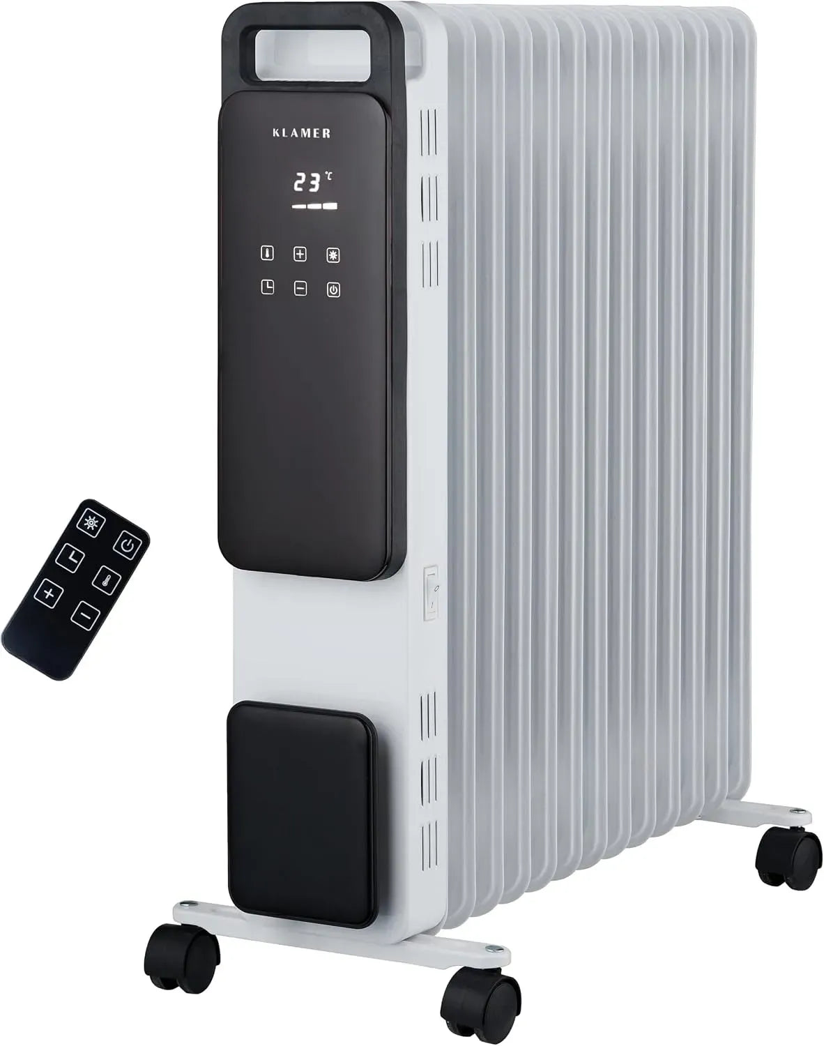 24h Ölradiator 2500 W energiesparend mit Timer für Räume bis 30 m²