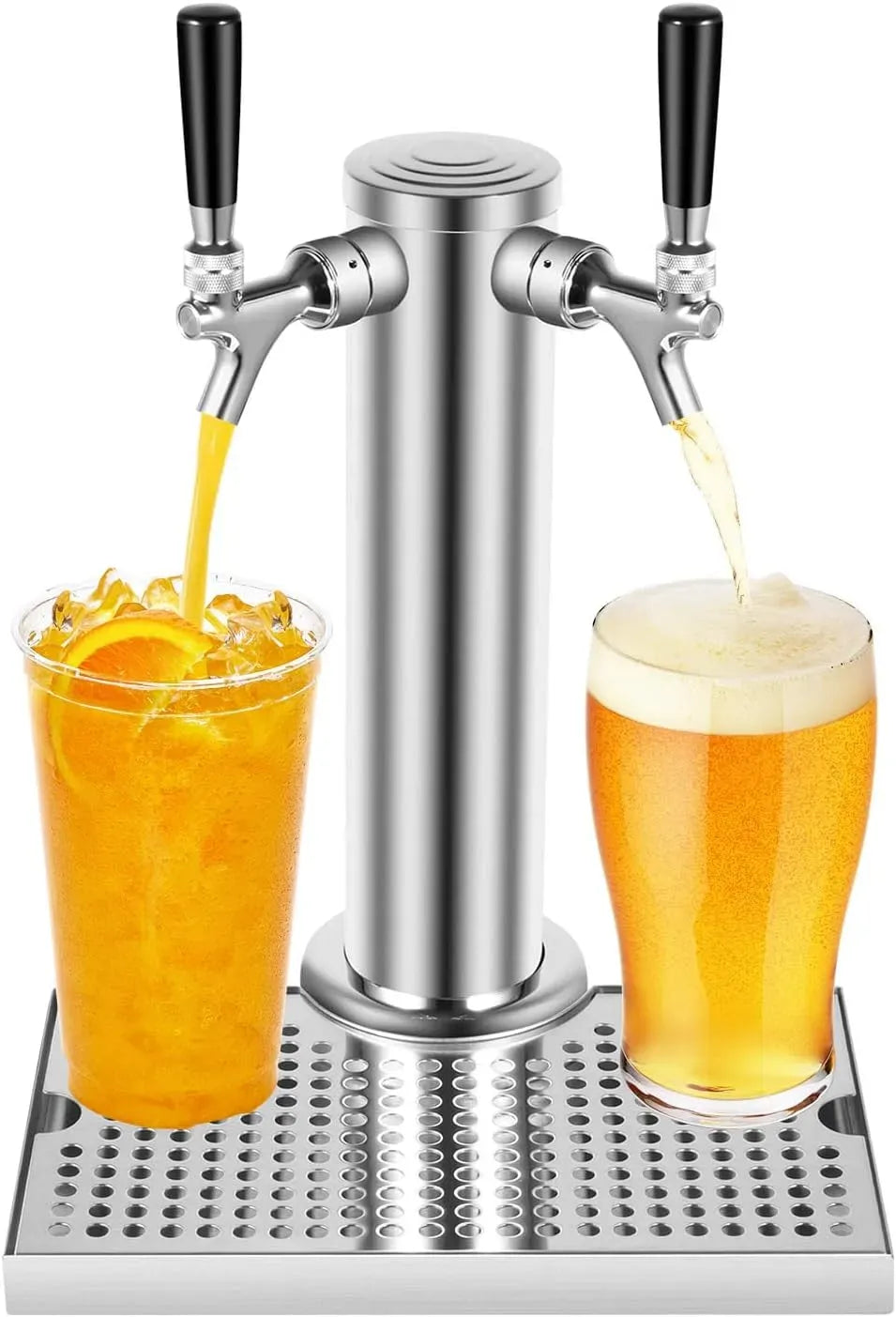 Bier-Turm-Zapfanlage, Bierzapfanlage, Bierspender, Edelstahl, für Bars Wohnungen Partys