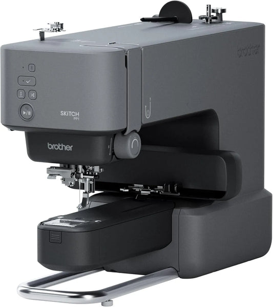 Brother PP1 Stickmaschine, Stickautomat, Grau
