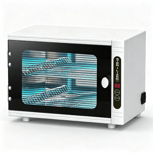 UV-Desinfektion, Große Kapazität，Digitale Anzeige, UV-Sterilisator inklusive Timer, Weiß