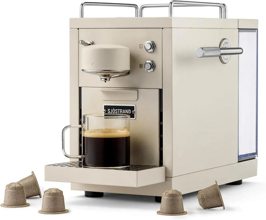 Nespresso Kaffeemaschine, Edelstahl, langlebig & reparierbar, Edelstahlgehäuse