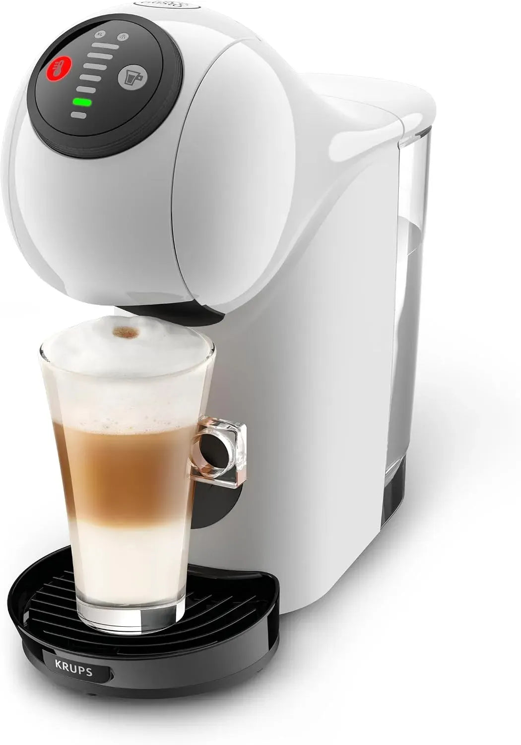 Krups Kaffeekapselmaschine, Weiß, NESCAFÉ DOLCE GUSTO GENIO S by weiß automatische Kaffeekapselmaschine