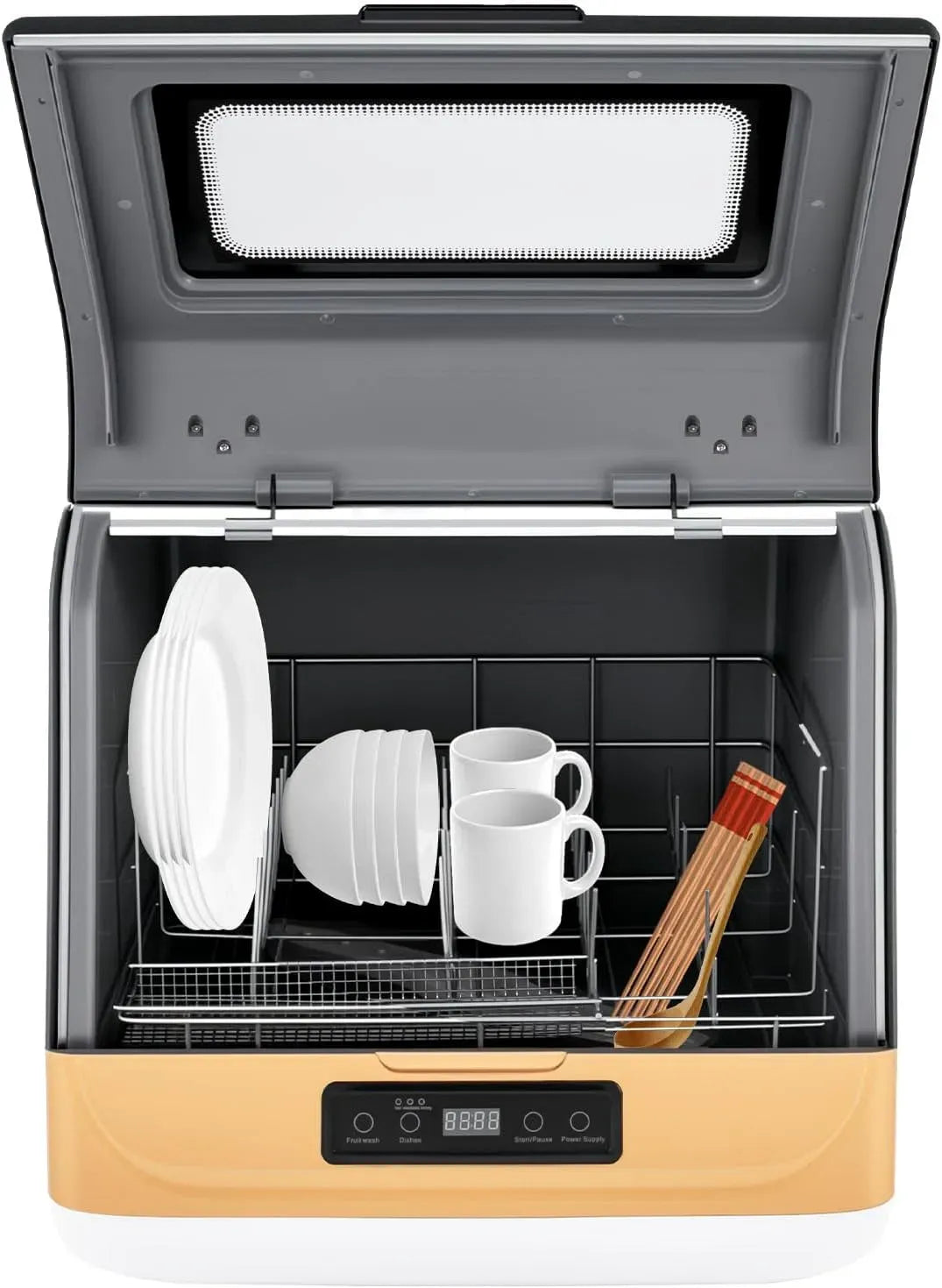 Geschirrspüler IPX1, 45 cm, Spülmaschine, Slim-Format, Einbau, freistehend, Edelstahl, 12-20 Geschirrteile