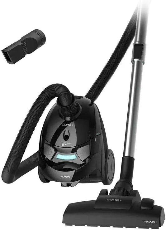 Cecotec 2-Liter-Beutel Staubsauger, 800 W, elektrisches Staubsauggerät, Staubsauger mit Conga Powerbag 2000 Essential