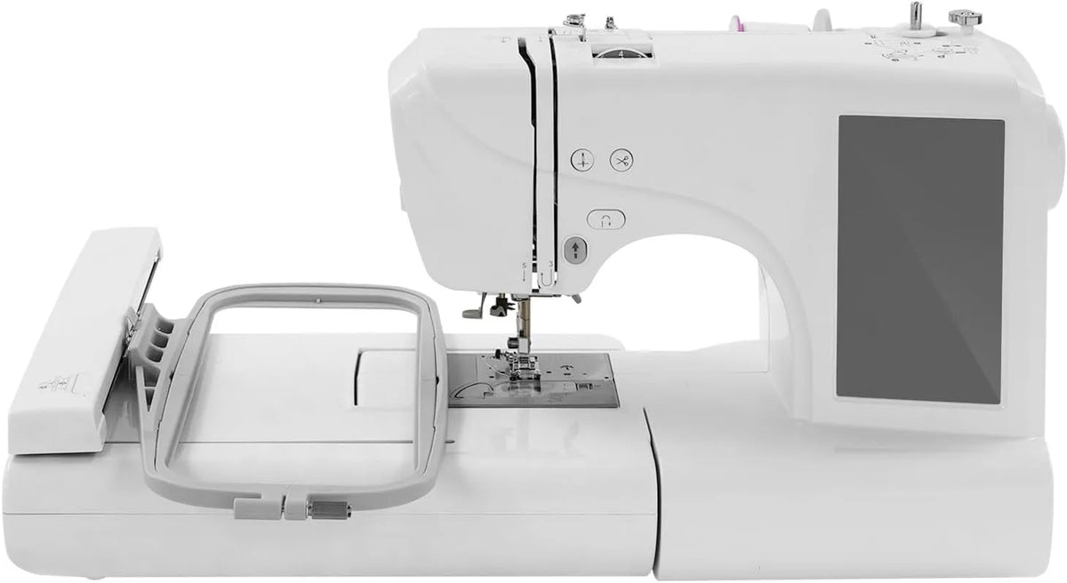 Stick-Nähmaschine, elektrische Nähmaschine, Touch-Bedienung, USB, Kunststoff, für Hobby & Gewerbe