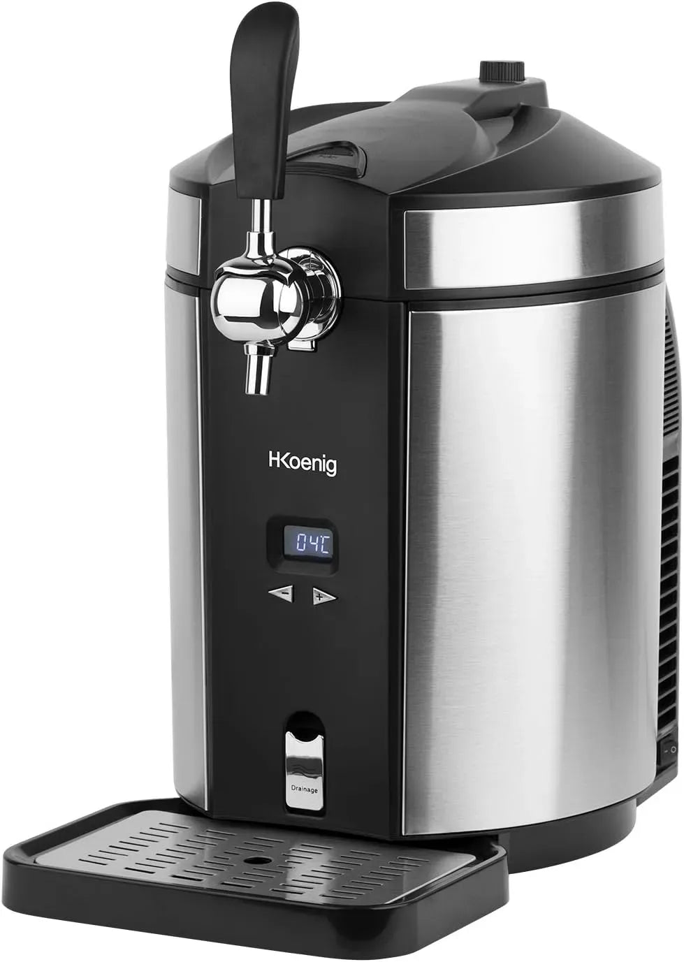 BW1880 Bierzapfanlage, 5 L, 65 W, Edelstahl, H.Koenig