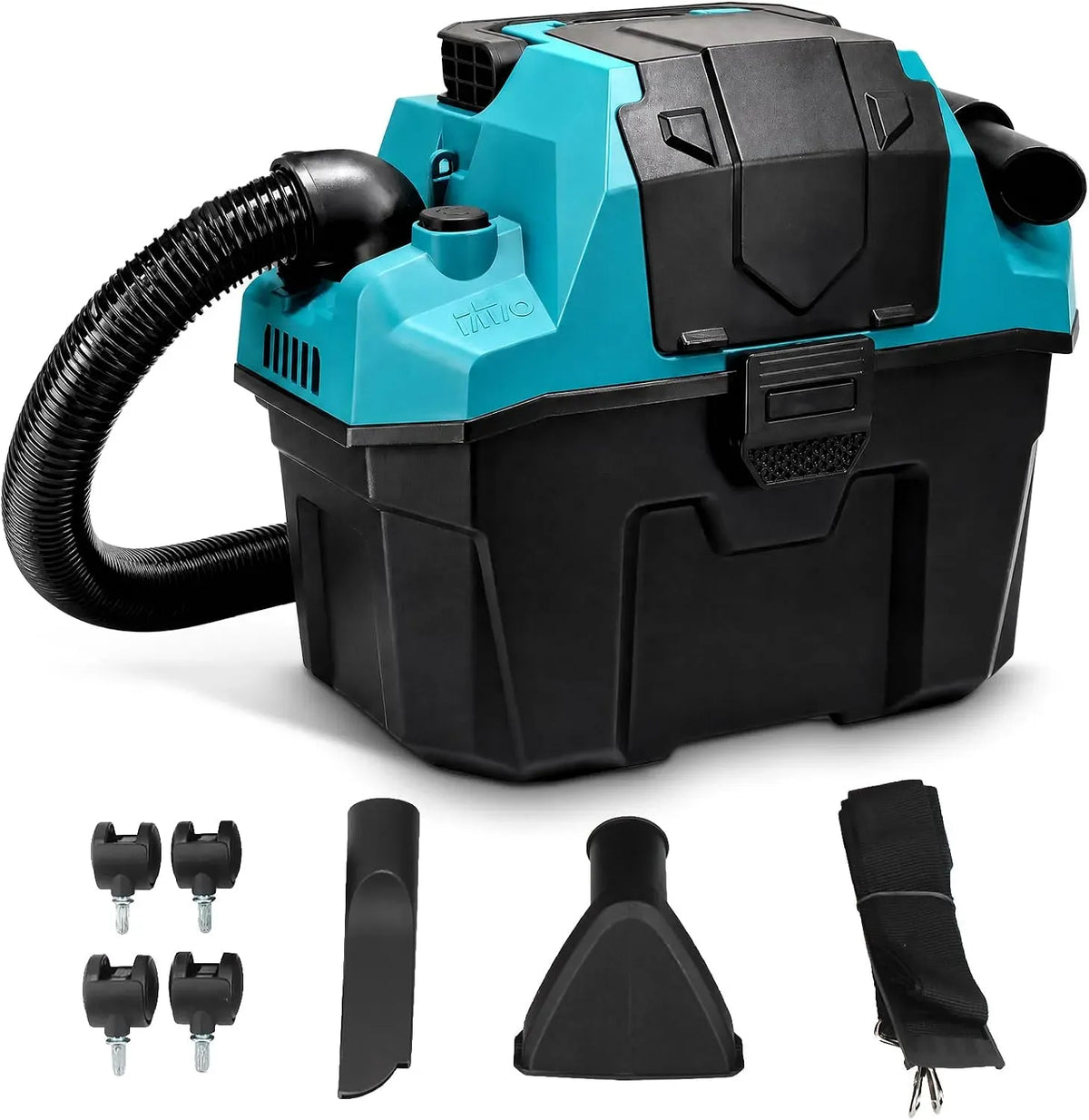 Staubsauger, 11 L, 200 W, tragbar, 11L Tragbarer Werkstattsauger mit Bürstenmotor, 16KPa Saugkraft