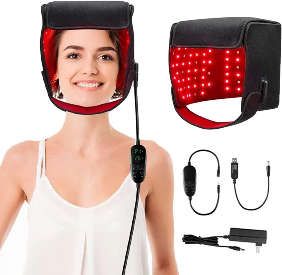 LED-Therapiegerät, 660 Nm, 850 Nm, für Haarausfall