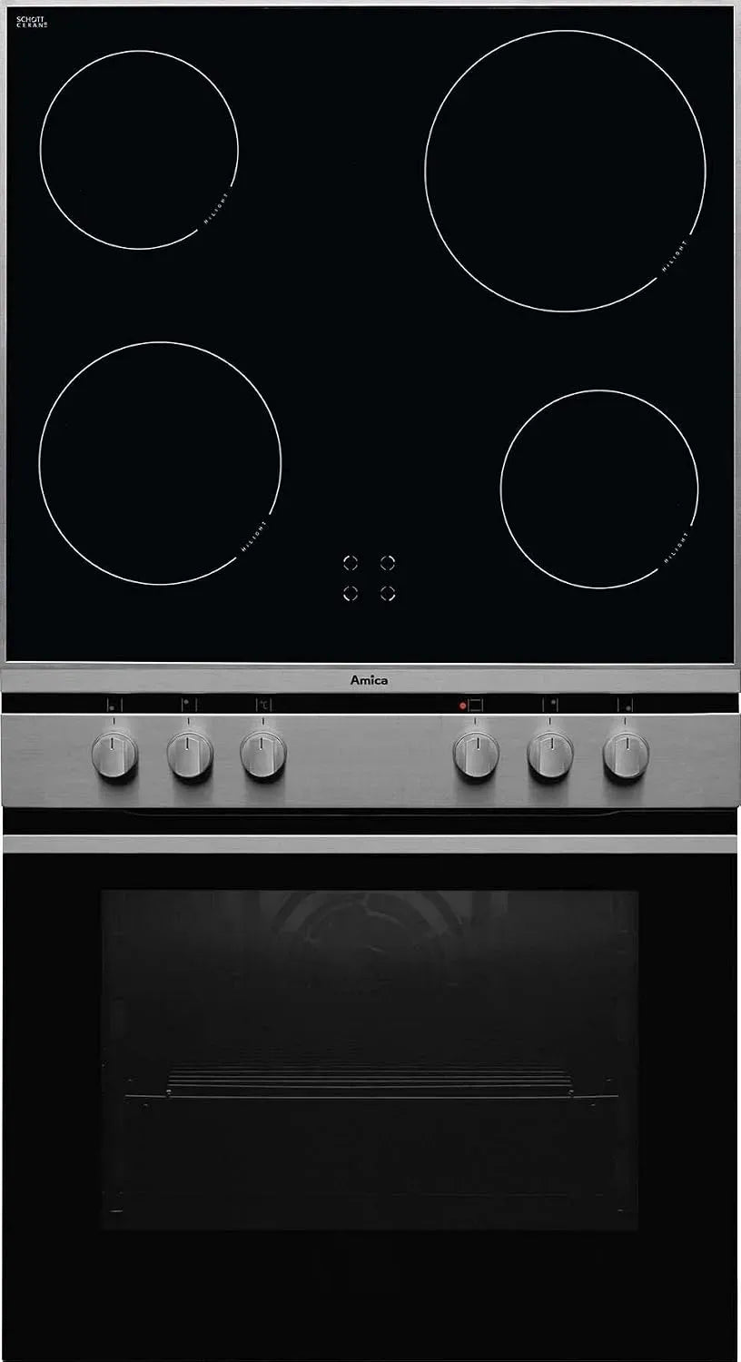 Amica EHC12708E Kochfeld, 59,5 cm, Einbau, Grill, Auftaufunktion, Intensivgrill TOP, Infrarotgrill