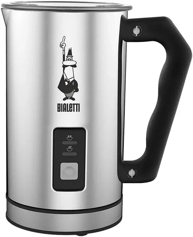 Milchaufschäumer, 500 W, Milchschäumer, Bialetti, Schwarz, Fassungsvermögen 240 ml, 1 Tasse Rostfreier Stahl