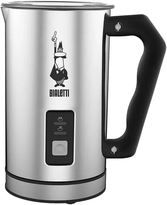 Milchaufschäumer, 500 W, Milchschäumer, Bialetti, Schwarz, Fassungsvermögen 240 ml, 1 Tasse Rostfreier Stahl