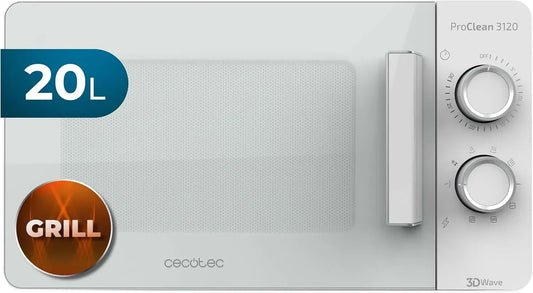 Cecotec Mikrowelle, 20 L, 700 W, 800 W, Grill, Mikrowellenofen